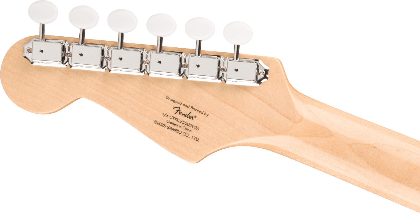 Fender® x Hello Kitty® Black Stratocaster®