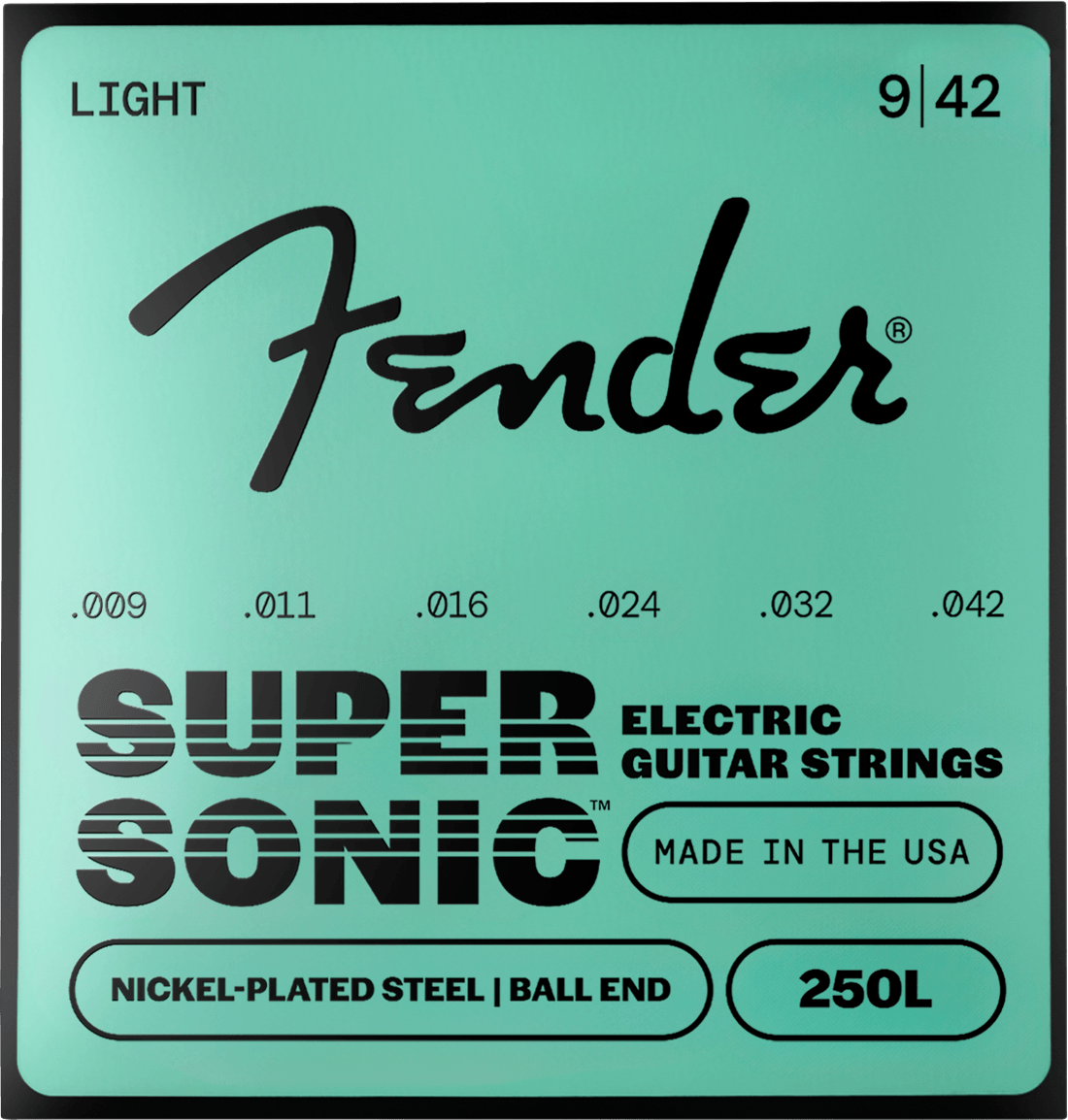 SuperSonic™ 250 Nickel-Plated Steel Guitar Strings (3-Pack)