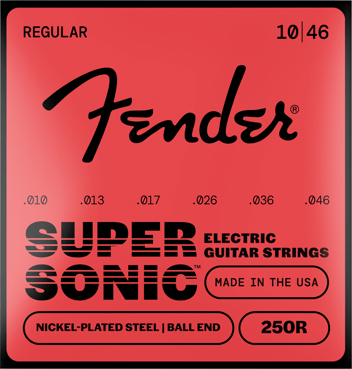 SuperSonic™ 250 Nickel-Plated Steel Guitar Strings