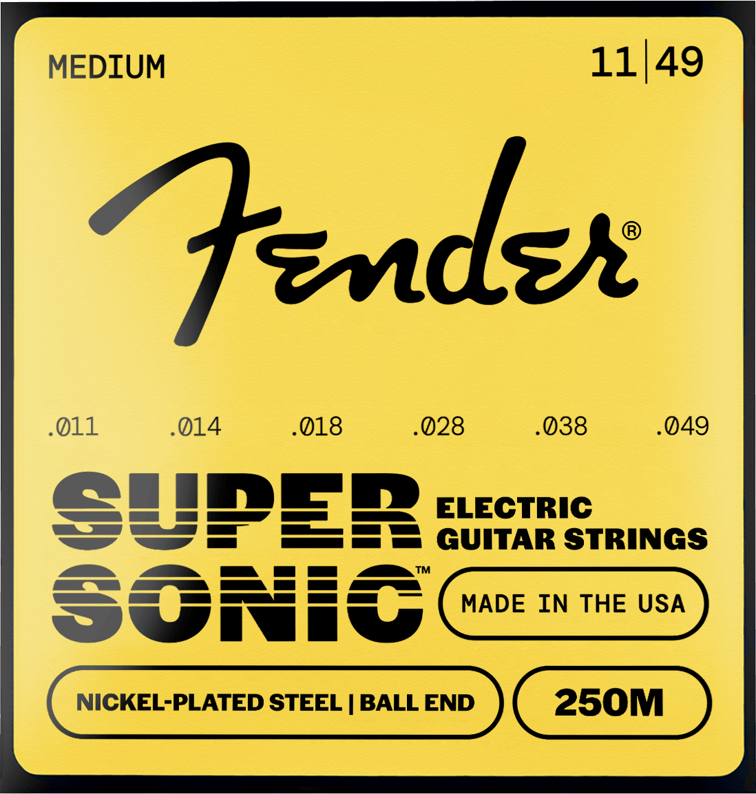 SuperSonic™ 250 Nickel-Plated Steel Guitar Strings