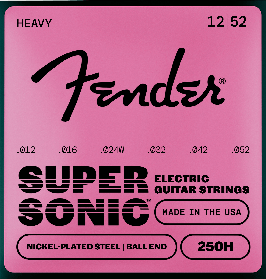 SuperSonic™ 250 Nickel-Plated Steel Guitar Strings