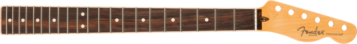 American Channel Bound Telecaster® Neck, 21 Med Jumbo Frets - Rosewood