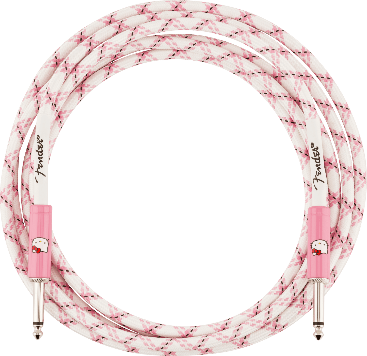 Fender® x Hello Kitty® White/Pink Woven Cable