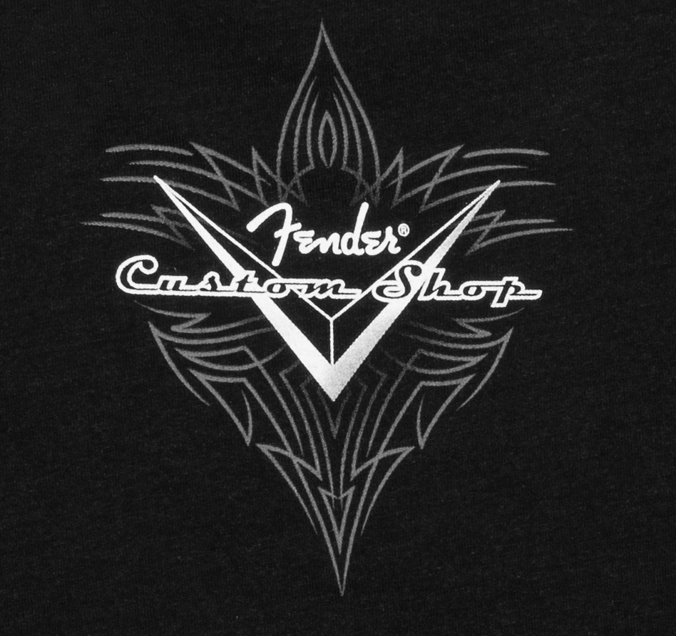 Fender® Custom Shop Pinstripe T-Shirt, Black
